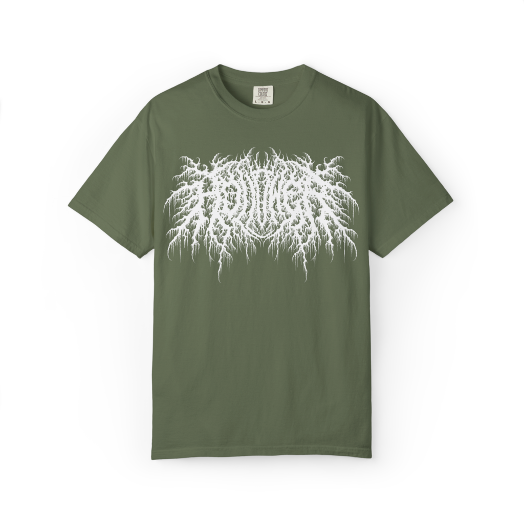 hollower deathcore tshirt tee t shirt green sage