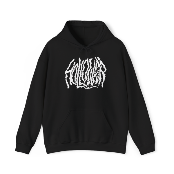 Hollower slobber logo band tee hoodie black sweatshirt