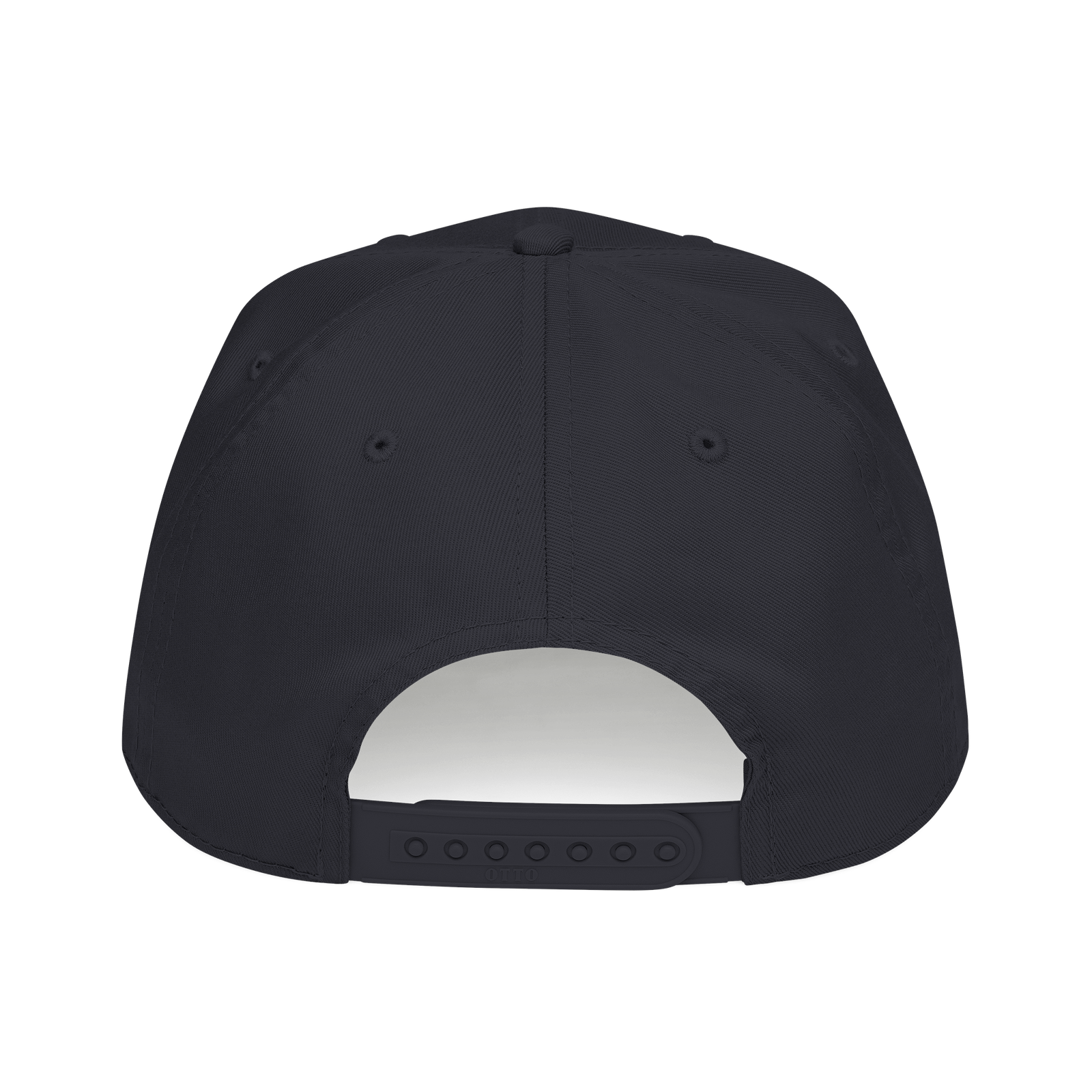 Hollower black embroidered snapback hat back